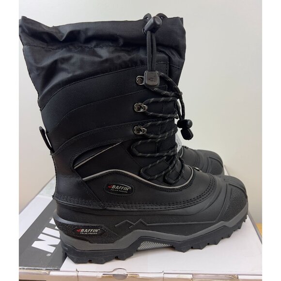 Baffin Snow Monster Round Toe Snow Boots Men's Sz. 11 Black new - Picture 3 of 8
